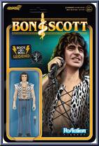 Bon Scott (Leopard Print) from AC/DC - ReAction Figures manufactured by Super7 [Front]