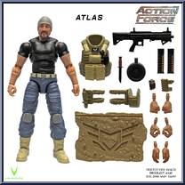 Atlas from Action Force - Series 5 manufactured by Valaverse [Loose]