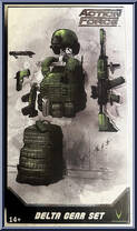 Delta Gear Set from Action Force - Series 2 manufactured by Valaverse [Front]