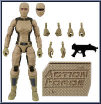 Desert Warfare (Republic Guard) (Female) from Action Force - Series 3 manufactured by Valaverse [Loose]