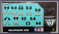 Hand Pack Alpha from Action Force - Series 5 manufactured by Valaverse [Back]