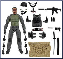 Senshi (Night Ops) from Action Force - Series 5 manufactured by Valaverse [Loose]