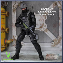 Security Enforcement Gear Pack Action Figure