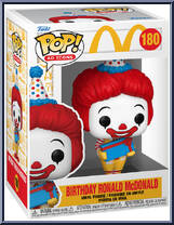 Birthday Ronald McDonald from Ad Icons - Pop! Vinyl Figures manufactured by Funko [Front]