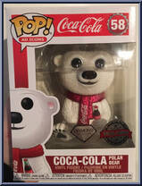 Coca-Cola Polar Bear (Diamond Collection) from Ad Icons - Pop! Vinyl Figures manufactured by Funko [Front]