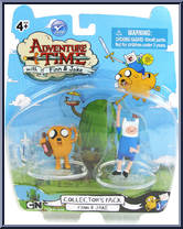 Finn & Jake from Adventure Time - Collector's Pack manufactured by Jazwares [Front]