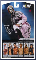 Darby Allin (Pink Coat) from AEW - Unmatched - Series 11 manufactured by Jazwares [Back]