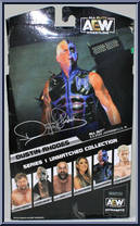 Dustin Rhodes from AEW - Unmatched - Series  1 manufactured by Jazwares [Back]