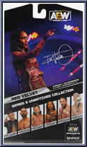 Red Velvet from AEW - Unmatched - Series  5 manufactured by Jazwares [Back]