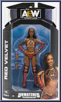 Red Velvet from AEW - Unmatched - Series  5 manufactured by Jazwares [Front]