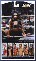 Skye Blue from AEW - Unmatched - Series 11 manufactured by Jazwares [Back]