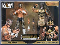 Rey Fenix / Penta El Zero Miedo from AEW - Unrivaled - Tag Team Packs manufactured by Jazwares [Front]