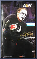 Sting (PPV Limited Edition) from AEW - Unrivaled - Exclusives manufactured by Jazwares [Back]