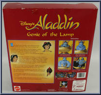 Genie of the Lamp from Aladdin - Plush manufactured by Mattel [Back]