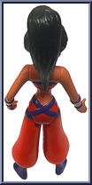 Jasmine (with Lago) from Aladdin - TV Series - Basic Series manufactured by Mattel [Loose]