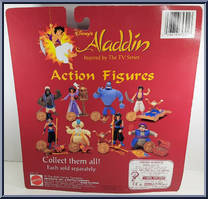 Jasmine (with Lago) from Aladdin - TV Series - Basic Series manufactured by Mattel [Back]