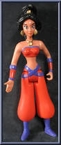Jasmine (with Lago) from Aladdin - TV Series - Basic Series manufactured by Mattel [Loose]