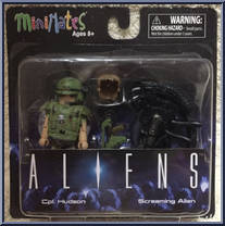 Cpl. Hudson / Screaming Alien from Alien - Minimates - TRU - Wave 1 manufactured by Diamond Select [Front]