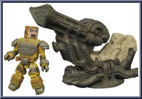 Space Jockey (with Infected Kane and Alien Eggs) from Alien - Minimates - Sets manufactured by Diamond Select [Loose]