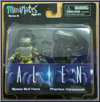 Space Suit Kane / Phantom Xenomorph from Alien - Minimates - TRU - Wave 3 manufactured by Diamond Select [Front]