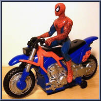 Dirt Bike from Amazing Spider-Man - Bump & Go manufactured by Toy Biz [Loose]