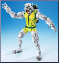 Man-Wolf (Howling) from Amazing Spider-Man - Series 1 manufactured by Toy Biz [Loose]