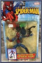 Spider-Man (Battle Action) from Amazing Spider-Man - Series 1 manufactured by Toy Biz [Front]