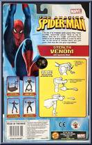 Venom (Stealth) from Amazing Spider-Man - Series 3 manufactured by Toy Biz [Back]