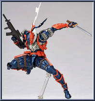 Deathstroke from Amazing Yamaguchi Revoltech - DC manufactured by Kaiyodo [Loose]