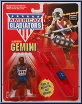 Gladiator Gemini from American Gladiators - Basic Series manufactured by Mattel [Front]