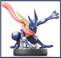 Greninja from Amiibo - Super Smash Bros. manufactured by Nintendo [Loose]