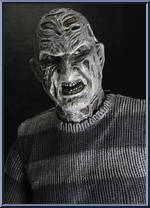 Freddy Krueger (Dream Child) (Black & White) from A Nightmare on Elm Street - Exclusives manufactured by Neca [Loose]