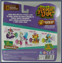 Lucky Lynx from Animal Jam - Basic Series manufactured by Jazwares [Back]