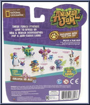 Von Otter & Pet Hamster from Animal Jam - Basic Series manufactured by Jazwares [Back]