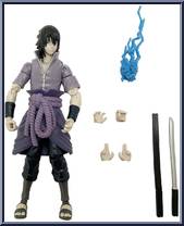 Uchiha Sasuke from Anime Heroes - Naruto: Shippuden manufactured by Bandai [Loose]