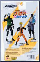 Uchiha Sasuke from Anime Heroes - Naruto: Shippuden manufactured by Bandai [Back]