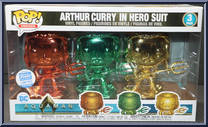 Arthur Curry in Hero Suit (Chrome 3-Pack) from Aquaman - Pop! Vinyl Figures manufactured by Funko [Front]