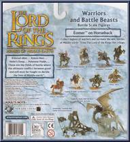 Eomer on Horseback from Armies of Middle Earth - Warriors and Battle Beasts - Wave 3 manufactured by Play Along [Back]