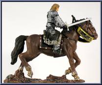 Faramir on Horseback from Armies of Middle Earth - Warriors and Battle Beasts - Wave 4 manufactured by Play Along [Loose]