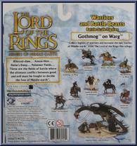 Gothmog on Warg from Armies of Middle Earth - Warriors and Battle Beasts - Wave 7 manufactured by Play Along [Back]