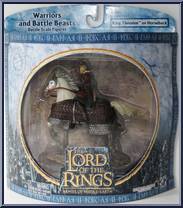 King Theoden on Horseback from Armies of Middle Earth - Warriors and Battle Beasts - Wave 3 manufactured by Play Along [Front]