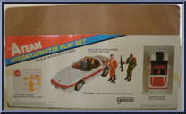 Action Corvette Play Set from A-Team - 3 3/4" Scale - Accessories manufactured by Galoob [Back]