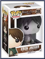 Eren Jaeger (Black & White) from Attack on Titan - Pop! Vinyl Figures manufactured by Funko [Front]
