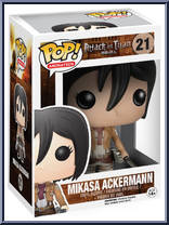 Mikasa Ackermann from Attack on Titan - Pop! Vinyl Figures manufactured by Funko [Front]