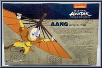Aang with Glider from Avatar the Last Airbender - 5" Scale manufactured by McFarlane [Back]