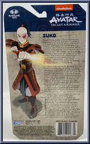 Zuko from Avatar the Last Airbender - 5" Scale manufactured by McFarlane [Back]
