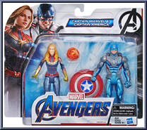 Captain Marvel & Captain America Action Figure