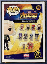 Black Widow from Avengers - Avengers Infinity War Pop! manufactured by Funko [Back]