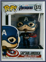 Captain America (Flying) (Mjolnir) from Avengers - Avengers Endgame Pop! manufactured by Funko [Front]