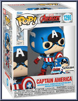Captain America (With Pin) from Avengers - Beyond Earth's Mightiest Pop! manufactured by Funko [Front]